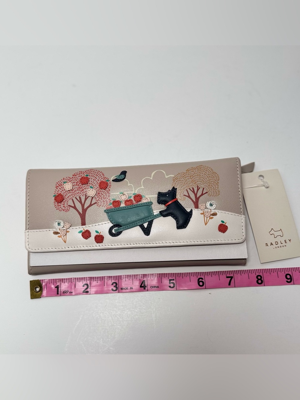 Radley London To The Core Large Flapover Matinee Wallet, Scottie Dog, NWT - Picture 12 of 16